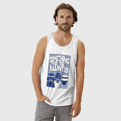 Майка мужская хлопок Cypress hill - blunted, цвет: белый — фото 2