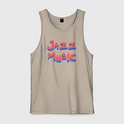 Мужская майка Music jazz