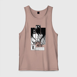 Мужская майка Death Note - L