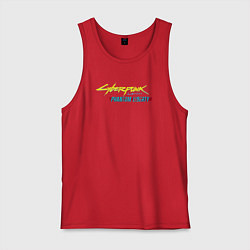 Мужская майка Cyberpunk 2077 phantom liberty logo v1