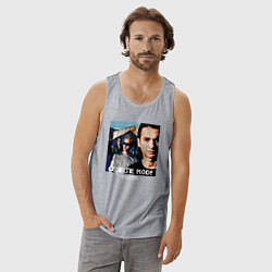 Майка мужская хлопок Depeche Mode Exciter Tour, цвет: меланж — фото 2