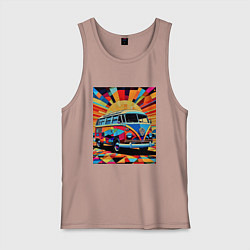 Мужская майка В машине на отдых