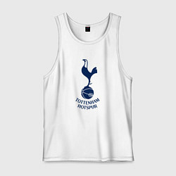 Майка мужская хлопок Tottenham Hotspur fc sport, цвет: белый