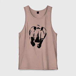 Мужская майка Носорог атакует