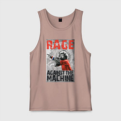 Мужская майка RATM - curly vocalist