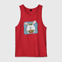 Мужская майка Заяц с подарком