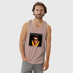 Майка мужская хлопок Кукуруза как у Тома Круза, цвет: пыльно-розовый — фото 2