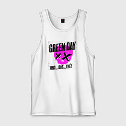 Мужская майка Green Day uno dos tre