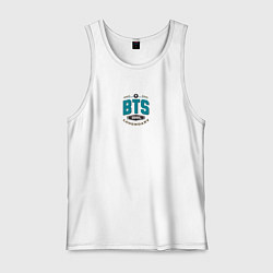 Майка мужская хлопок BTS legendary, цвет: белый