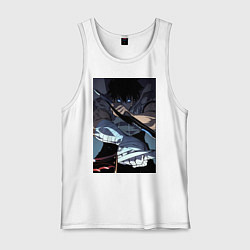 Мужская майка Поднятие уровня в одиночку Джину Сон