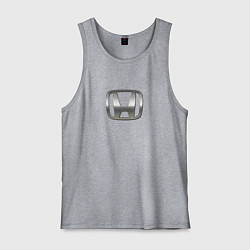 Мужская майка Honda logo auto grey