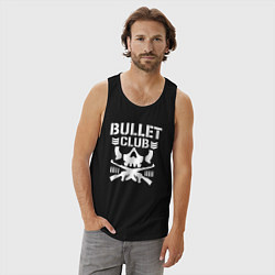 Майка мужская хлопок Bullet Club, цвет: черный — фото 2