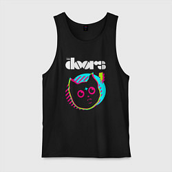 Мужская майка The Doors rock star cat