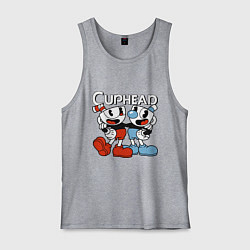 Мужская майка Cuphead and Mugman