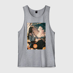 Мужская майка Волчица и пряности Холо