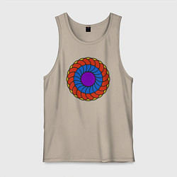 Мужская майка Колесо геометрии