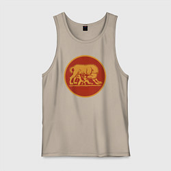 Майка мужская хлопок Римская республика Total War: Rome II - Rise of th, цвет: миндальный