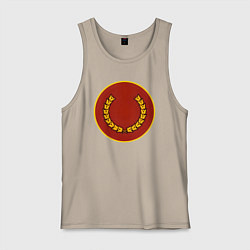 Майка мужская хлопок Рим Октавиана Total War: Rome II, цвет: миндальный