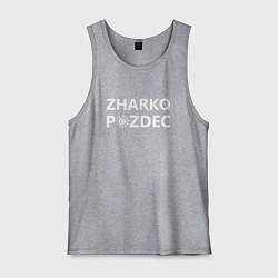 Майка мужская хлопок Zharko p zdec, цвет: меланж