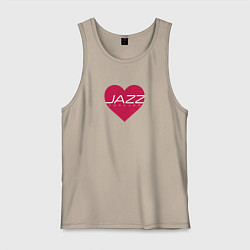 Мужская майка Джаз любовь навсегда