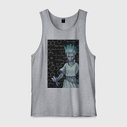 Майка мужская хлопок Сэнку Исигами, цвет: меланж