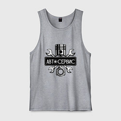 Мужская майка Автосервис логотип