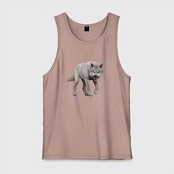 Мужская майка Волк рычит