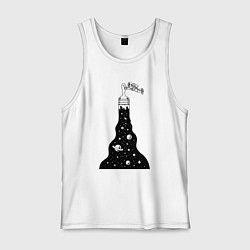 Мужская майка Художник космонавт