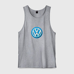 Мужская майка Volkswagen logo blue