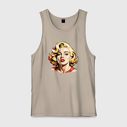 Мужская майка Мэрилин Монро шарж