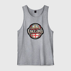 Майка мужская хлопок Англия, цвет: меланж