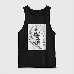 Майка мужская хлопок Паразит: Учение о жизни Синъити Идзуми, цвет: черный