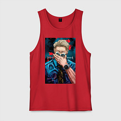 Мужская майка Магическая битва Кэнто Нанами маг первого класса а