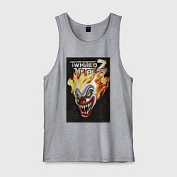 Мужская майка Twisted metal 2 - clown head
