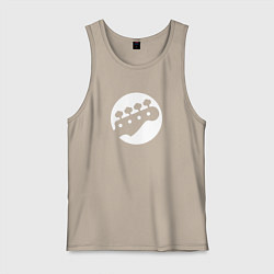 Мужская майка Голова бас-гитары