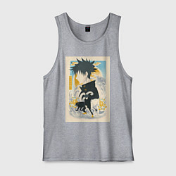 Мужская майка Магическая битва Мэгуми Фусигуро тень