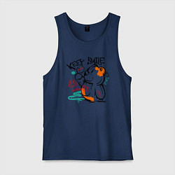 Мужская майка Продолжай улыбаться