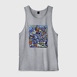 Мужская майка Монстры музыканты