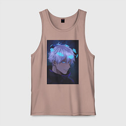 Мужская майка Сатору Годзё нимб