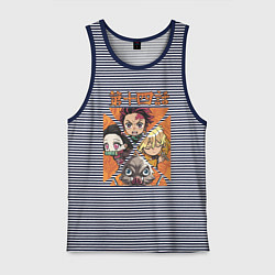 Мужская майка Тандзиро Незуко Инозука и Зеницу Клинок рассекающи