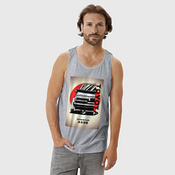 Майка мужская хлопок Toyota Sprinter, цвет: меланж — фото 2