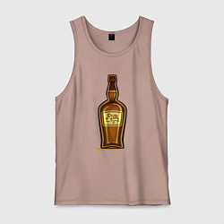 Майка мужская хлопок Rum, цвет: пыльно-розовый