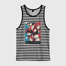 Мужская майка Моя геройская академия Деку Каччан Урарака Шото