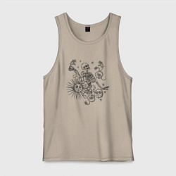 Мужская майка Thistle skeleton