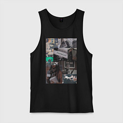 Мужская майка Журналист эстетика