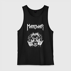 Мужская майка Manowar rock dog