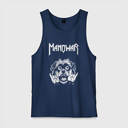 Мужская майка Manowar rock dog