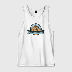 Мужская майка Путешествовать на велике