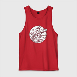 Мужская майка Космический шаттл