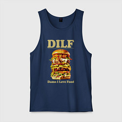 Мужская майка DILF damn I love foods